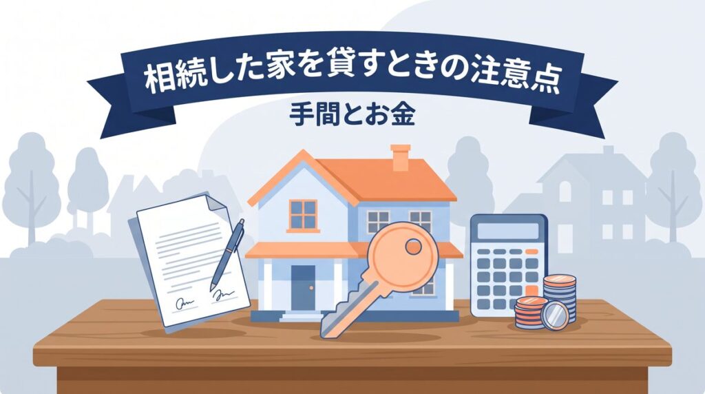 相続した家を貸すときの注意点 — 手間とお金