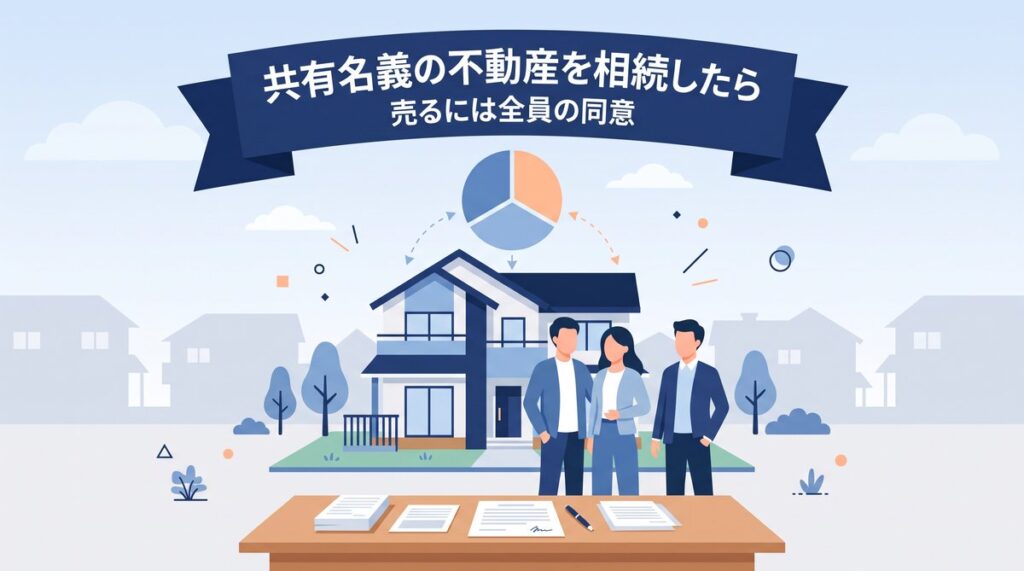 共有名義の不動産を相続したら 売るには全員の同意