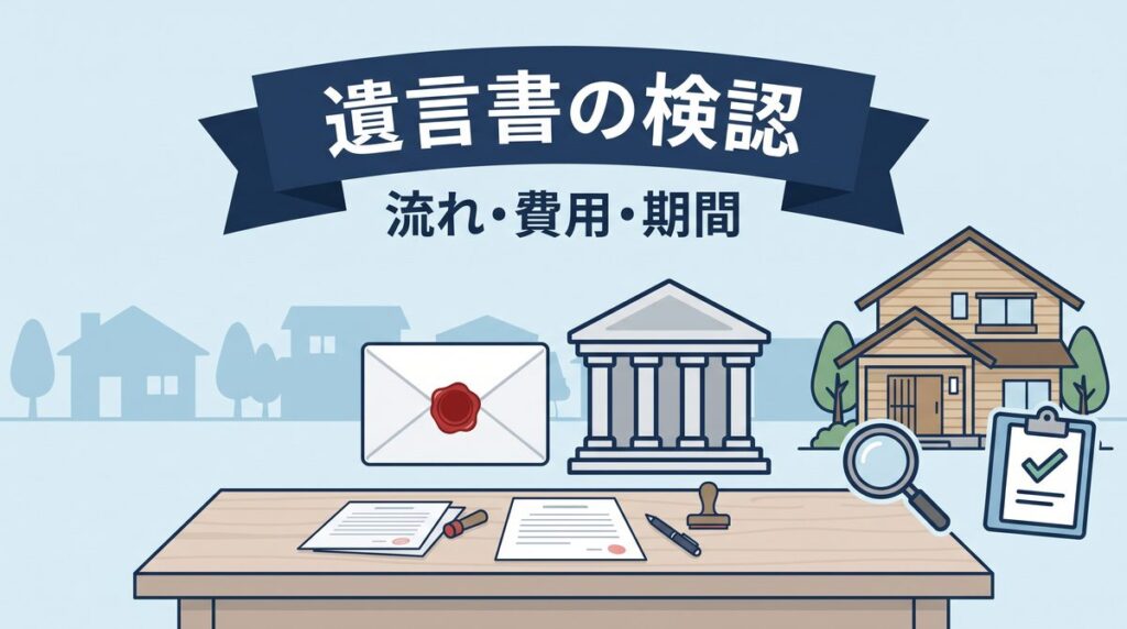 遺言書の検認 流れ・費用・期間